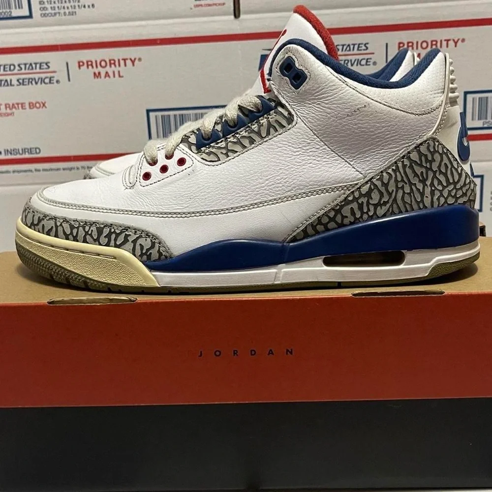 Nike Air Jordan 3 Retro “True Blue” 2016 sneaker shoes hype streetwear fashion